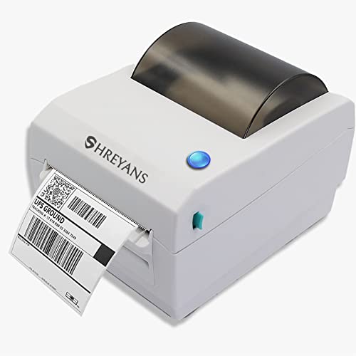 (CD410) 100mm Bluetooth Barcode Label + Receipt Printer with Free 250 Labels