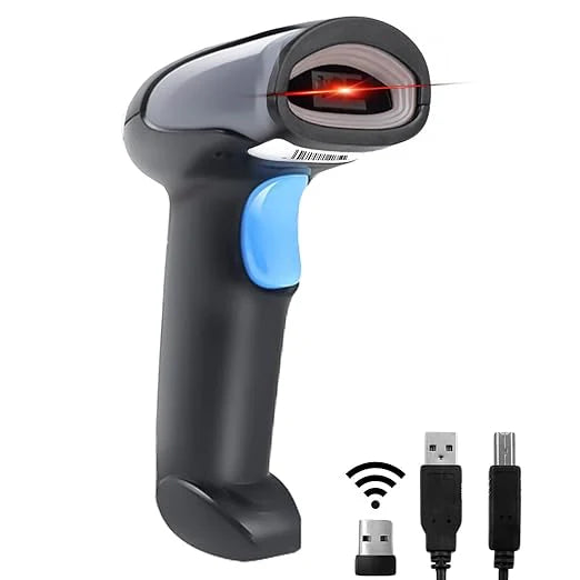 Shreyans 1D Wireless Barcode Scanner with 2.4GHz Nano Receiver (1 Year Warranty) 4.9 (88 reviews)