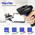 USB 1D Barcode Scanner Handheld (Gun Type) with Fast Scanning CCD Technology (2 Years Warranty)
