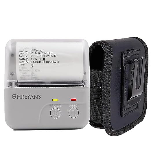 80mm thermal receipt Rechargable Printer Portable Bluetooth + USB