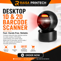 Raisa Printech 1D 2D Barcode & QR Desktop Scanner