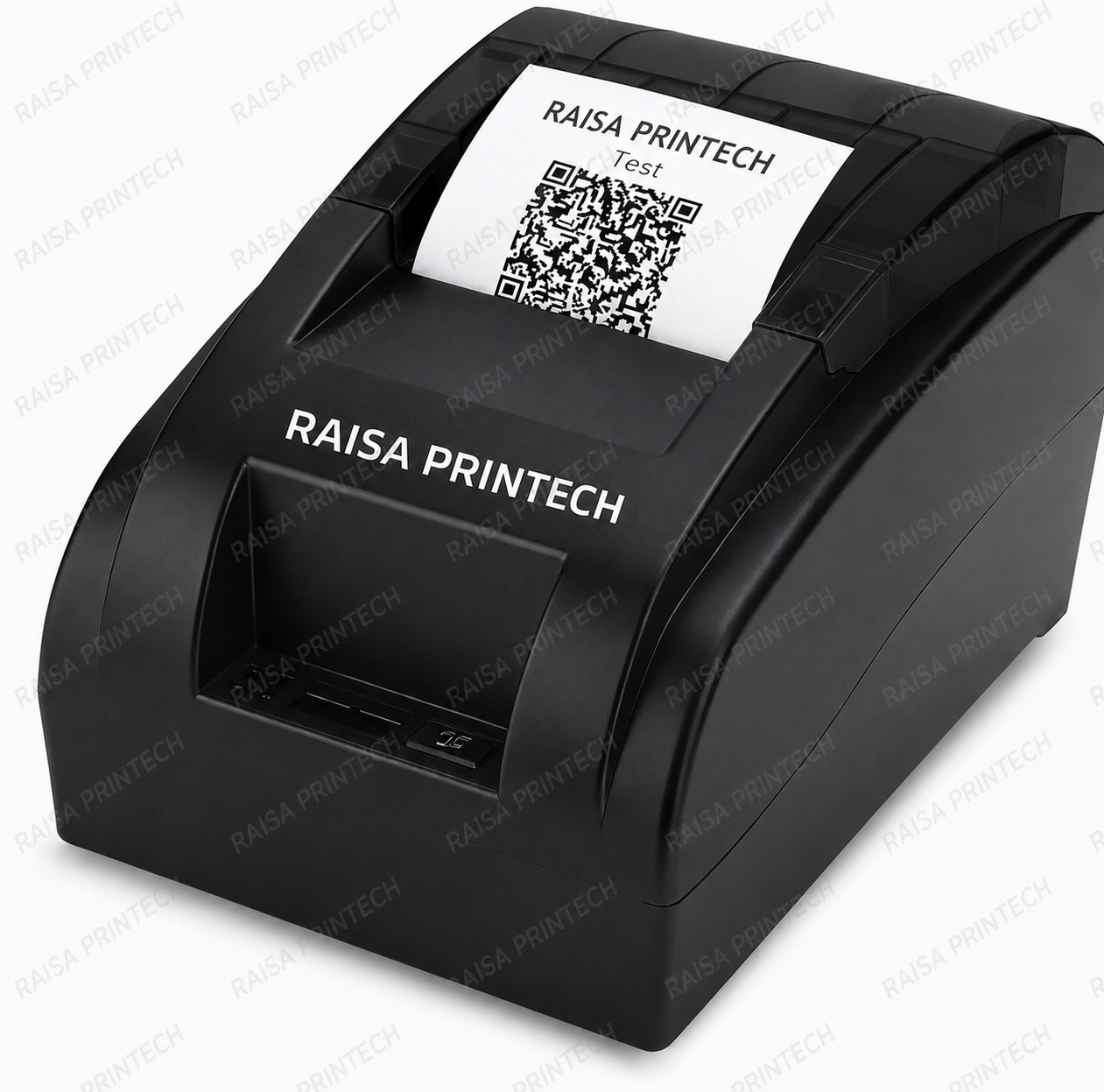 RAISA PRINTECH 58mm Desktop Thermal Printer – USB + Bluetooth