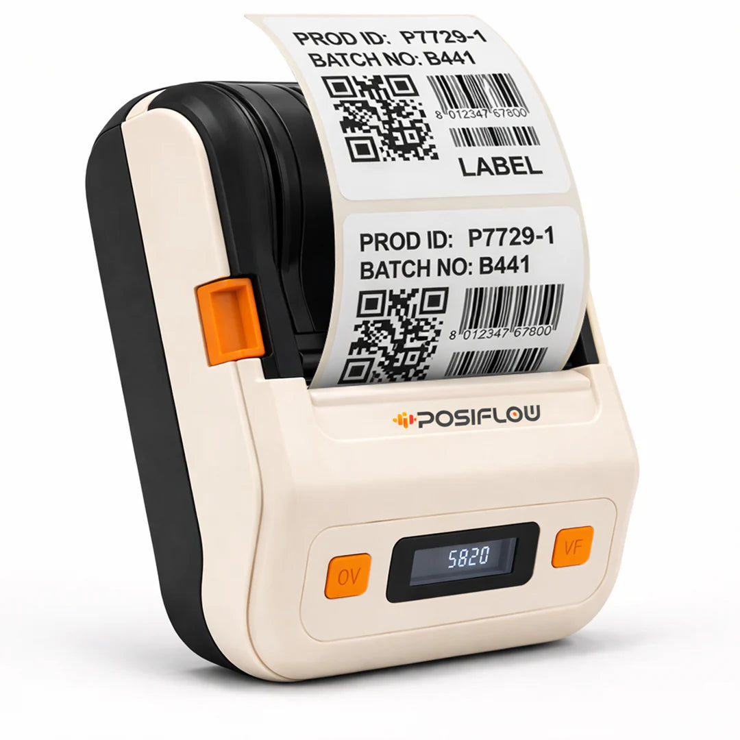 PSF-20 Inkless Thermal Portable Printer | Barcode & Label Printer for Shops & Retail Use