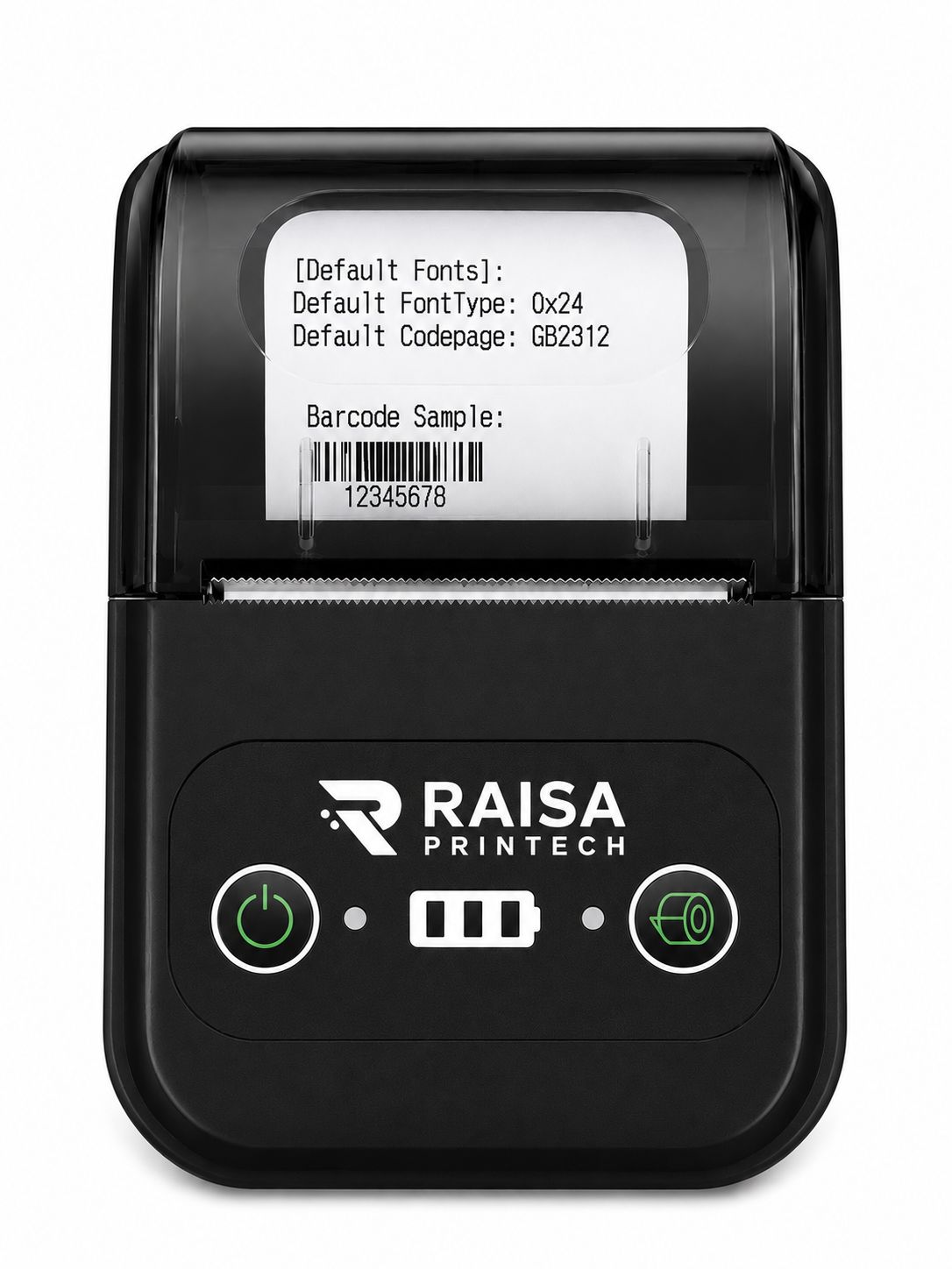 RPD588- 58mm Mini Portable Inkless Thermal Printer with Bluetooth Connectivity