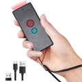 Mini Barcode Scanner | Wireless Connectivity for Windows & Bluetooth Connectivity for Android & iOS | Compatible with 1D & 2D Barcode Reading