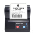 (SRS80H) 80mm - 3 Inch Portable Bluetooth Barcode Label + Receipt Printer with 250 Labels